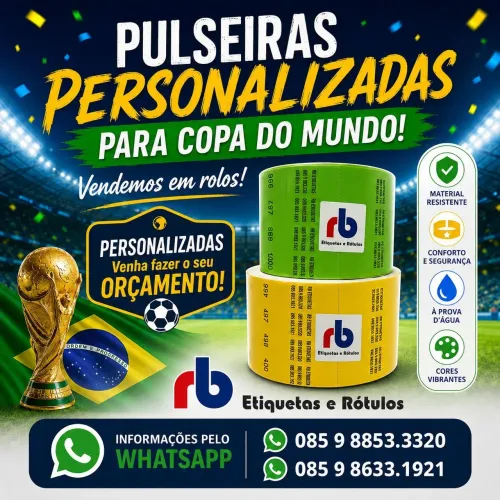 PULSEIRAS PERSONALIZADAS PARA COPA DO BRASIL