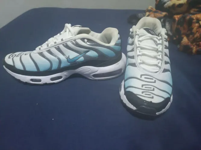 Nike air max tn, número 43 branco e azul