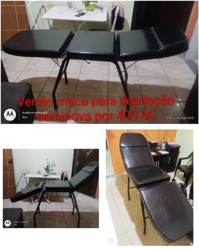 Maca para depilação seminova, 400.00