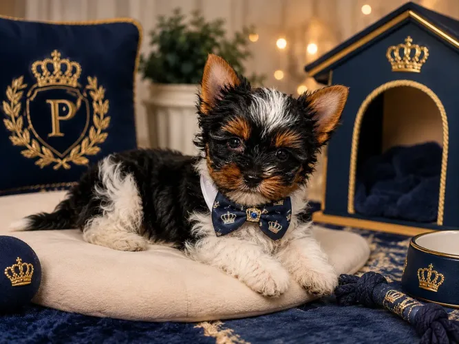 Incríveis bebês de yorkshire mini biewer terrier macho 