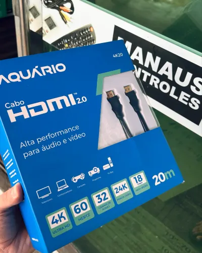Cabo Hdmi 20 Metros Ultra HD 4K High Speed ( Promoção )
