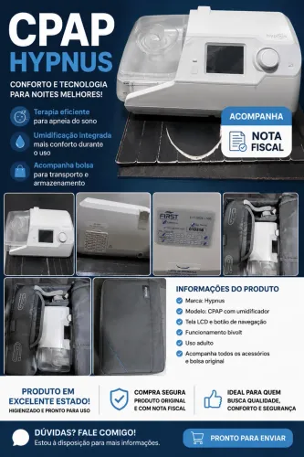 Vendo CPAP pouco usado