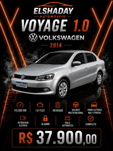 Volkswagen Voyage 1.0/1.0 City MI Total Flex 8V 4P 2014