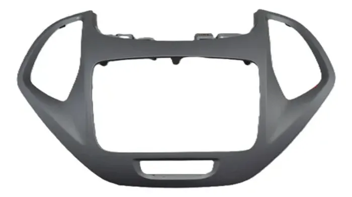 Moldura Central Painel Radio Difusor Ford Ka 2019 Original Prateado