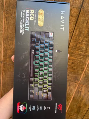 Teclado mecânico havit 