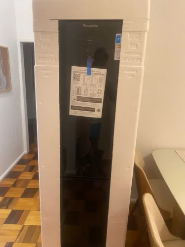 Geladeira Panasonic BB41 Black Glass NOVA
