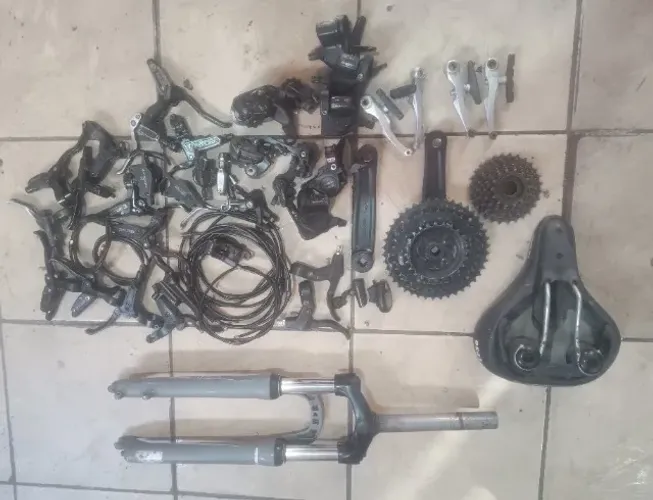 Peças de bicicleta desapego