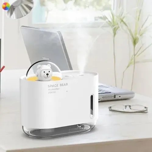 Umidificador para Quarto De Névoa Fria Ultrasônicos Mini Luz Noturna Portátil