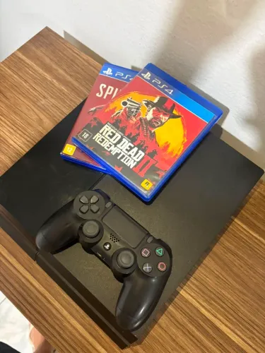 PS4 500gb - 1 Controle- 2 jogos