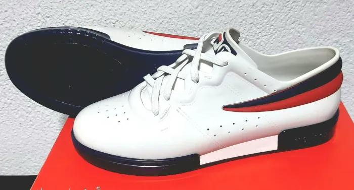 Tênis branco e azul Melissa Fila 0riginal modelo 32477 número 36/37 seminovo