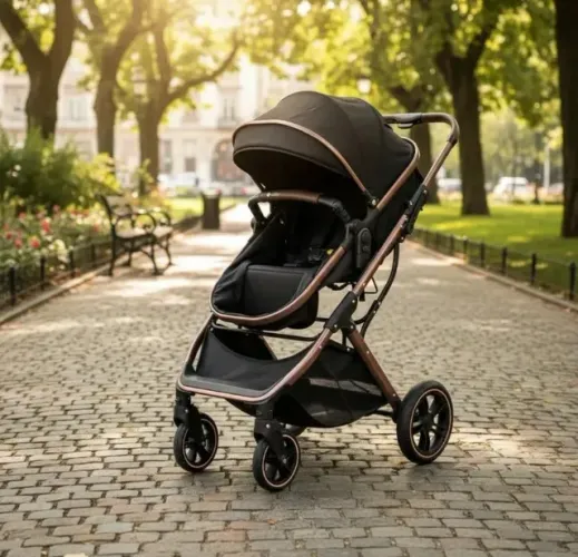 Carrinho de Bebê 3 em 1 Zoe Galzerano (Moisés e Bebê Conforto junto)
