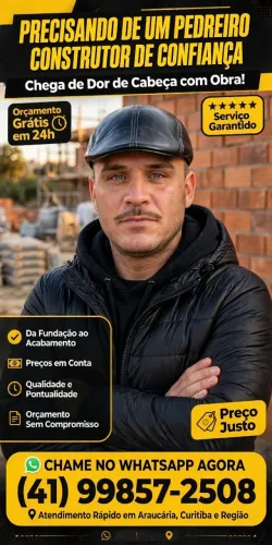 Pedreiro construtor
