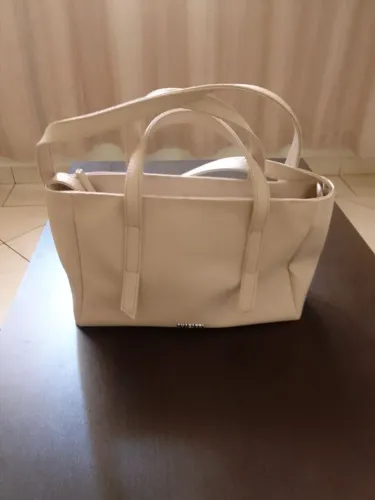 Bolsa anacapri usada 2 vezes bege
