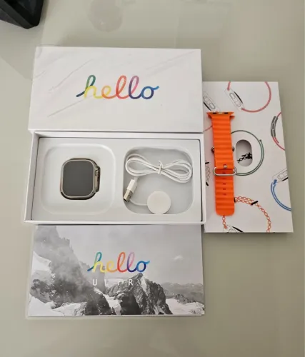 Relógio Inteligente Smartwatch Hello Watch 3 Ultra Amoled 4gb GPS NFC Bluetooth + Nota