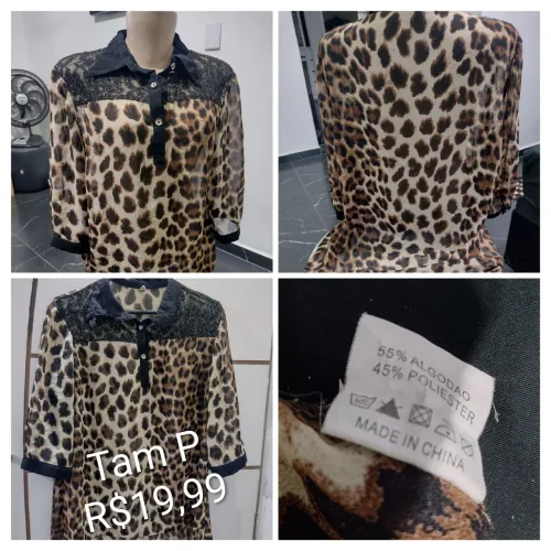 Blusas femininas Tam e valor nas fotos 