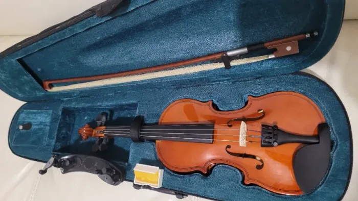 VIOLINO 1/4 INFANTIL COMPLETO - NOVO