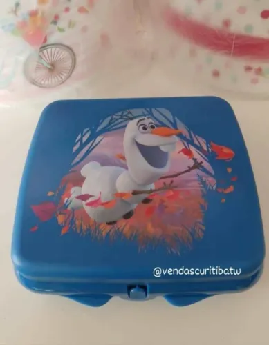Porta Sanduíche Olaf - Tupperware Importada