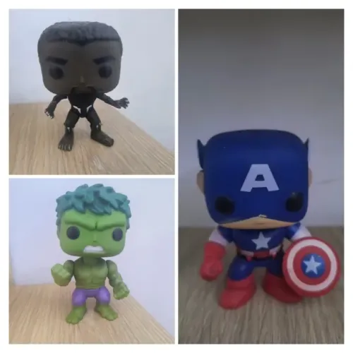 Bonecos Pop Funko Marvel e DC