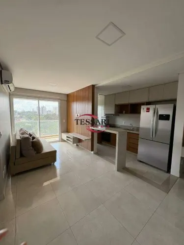 Apartamento mobiliado 2 quartos para locação no Edifício Villa Gimenes próximo da avenida