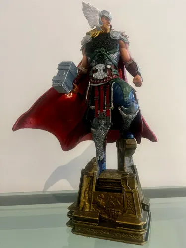 KING THOR 3D - ESCULTURA EXCLUSIVA PINTADA À MÃO