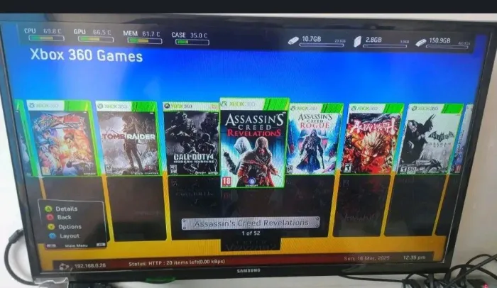 HD para Xbox 360 bloqueado