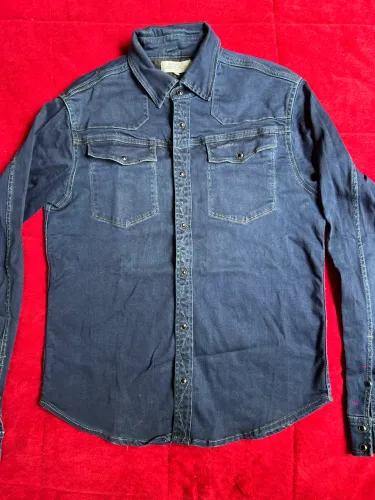 Camisa Jeans Masculina Handbook 
