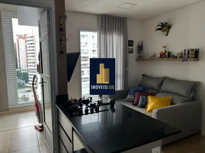 Apartamento para locação no Morumbi, São Paulo-SP: 1 quarto, 1 sala, 1 banheiro e vaga de