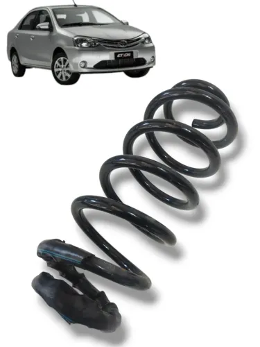 Mola suspensão traseira Toyota Etios 2018 original