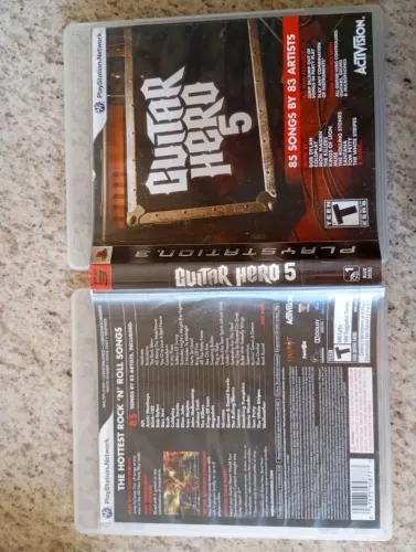 Lote jogos Guitar Hero PlayStation 3
