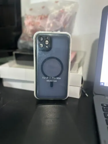 Case Capinha Silicone Iphone 11 Pro Max - Azul