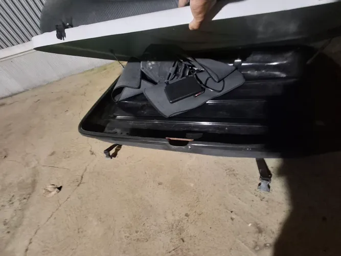 Bagajeiro de carro 450 litros de fibra