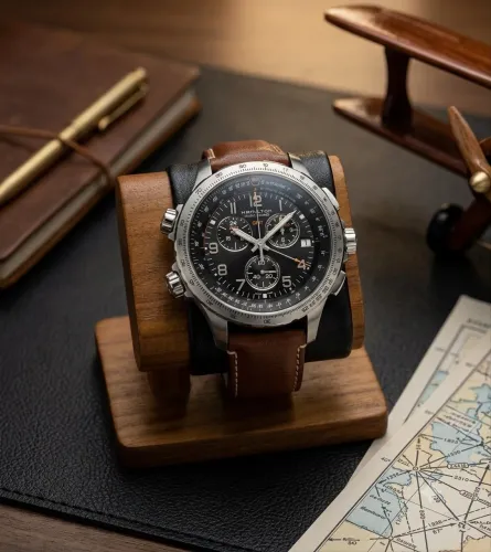 Relógio Hamilton Khaki X-Wind Aviation GMT Cronógrafo