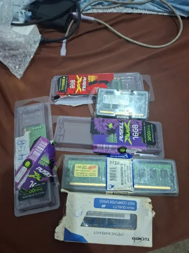 VENDO LOTE COM 6 MEMÓRIAS RAM PARA NOTEBOOK