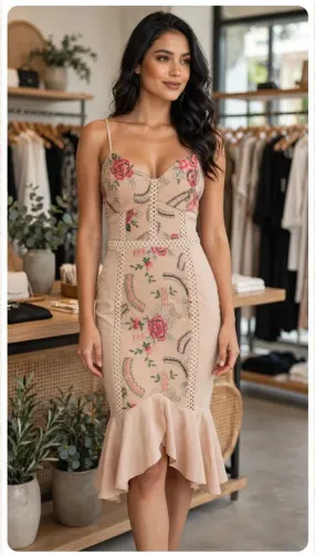 Vestido bordado 