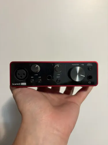 Interface Scarlett Solo 3a Geração 