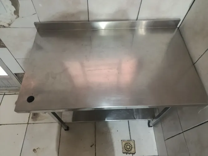 mesa de inox industrial
