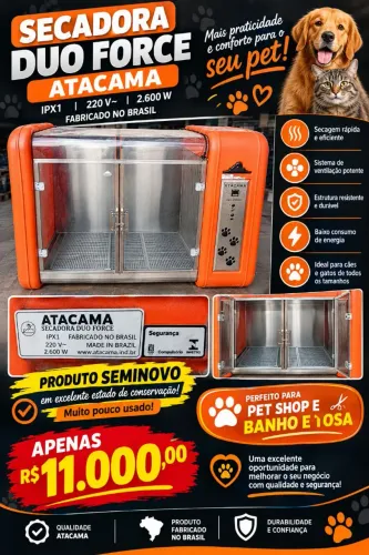 SECADORA DUO FORCE ATACAMA 2600W