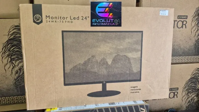 Monitor 23,6 Full HD 75hz novo lacrado com garantia!