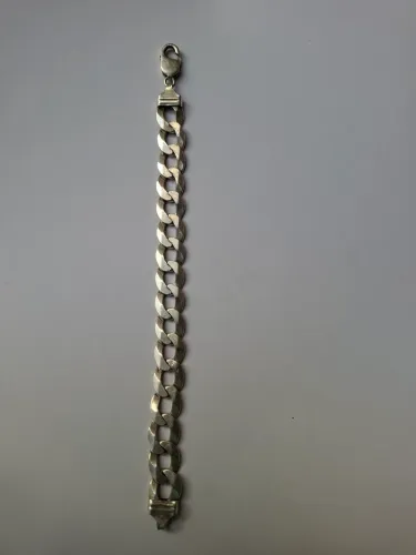 Pulseira prata gurm 14mm<br>Pulseira Grumet 14mm | PRATA 925<br>Pulseira Grumet 14mm | PRATA 925