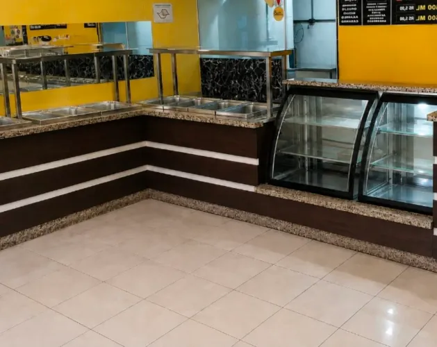 Buffet quente e frio estufa de salgado quente e estufa de doce gelada, pra restaurante
