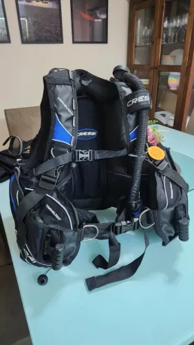 Colete de Mergulho Cressi Travel Light lastro integrado Tamanho L / G