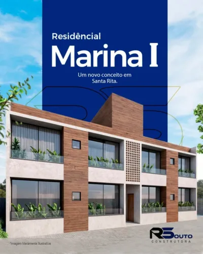 Apartamento para Venda em Santa Rita, Municípios, 2 dormitórios, 1 banheiro, 1 vaga