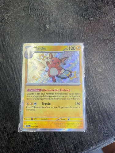 Carta Pokémon original Raichu (shine)