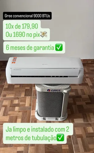 Ar condicionado gree convencional 9000 btus