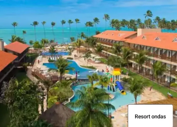 7 diárias no Resort ondas em Porto Seguro 