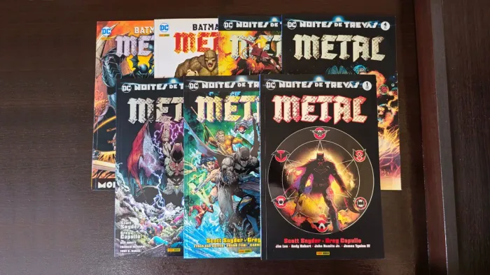 Noites de Trevas Metal + Batman Metal (Completo em 7 volumes) - DC Comics - HQ Panini