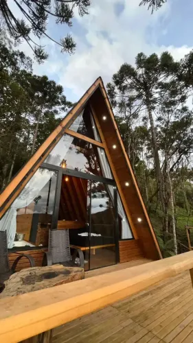 Terreno Rural com Dois Chalés A-Frame | 2 Hectares