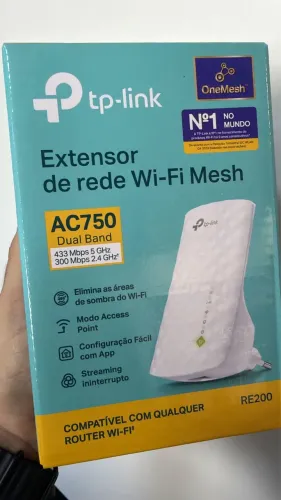 REPETIDOR WI-FI DUAL BAND MESH TPLINK DUAL BAND AC750