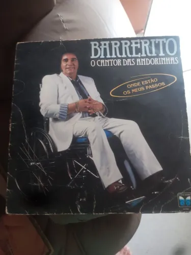 Disco de vinil barrerito cezar e paulinho milionario jose rico mangabinha e lamentacao