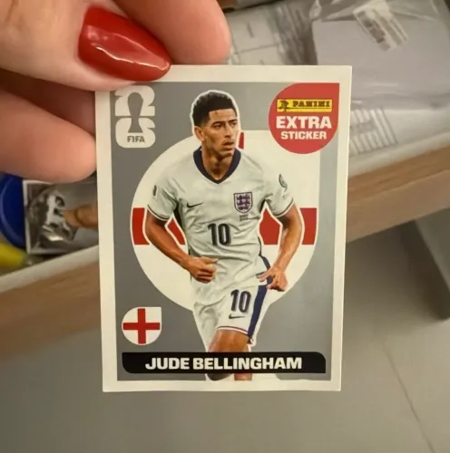 Figurinha legend panini 2026, Jude Bellingham prata 